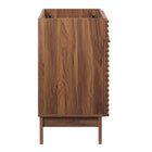 Modway Render 30" Bathroom Vanity Cabinet - Walnut-Particleboard and Laminate Construction