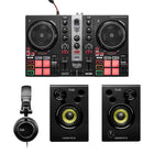 Hercules DJLearning Kit MK2 All-in-One Kit-The perfect all-in-one kit to learn how to DJ. includes the DJcontrol inpulse 200 mk2, DJmonitor 32 monitoring speakers, hdp DJ45 headphones, two choices of mixing software, and access to a full library of music tracks and learn-to-DJ lessons