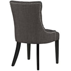 Modway Regent Tufted Fabric Dining Chair - Brown-Polyester Fabric Upholstery