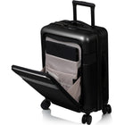 Champs Onyx II 3 Piece Luggage Set - Black-Effortless movement. Durable 360° dual spinner wheels for a smooth ride on any surface