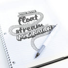 Pentel Floatune Rollerball Pen - 0.8 mm - Black-The textured grip provides comfort and control for long writing sessions