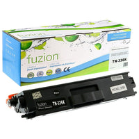 fuzion Brother TN336BK Compatible Toner Cartridge - High Yield - Black-Ink Colour: Black