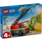 LEGO City Fire Ladder Truck - 82 Pieces-LEGO City Fire Ladder Truck firefighter toy for ages 4 and up