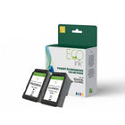 Ecoink PG245XL CL246XL Canon Remanufactured Ink Cartridge - Value Pack-Black and Color 