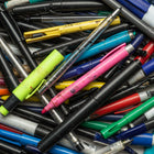TerraCycle Pens - Pencils and Markers Zero Waste Box - Medium-What is included: Durable colour-printed collection box with internal liner, pre-paid UPS return shipping label, and recycling of collected waste