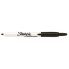 Sharpie Permanent Markers - Retractable - Fine Tip - Black - 12 Pack-The same great Sharpie ink but in a retractable-marker style that allows easy one-handed operation
