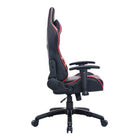 TygerClaw High Back Gaming Chair for Maximum Comfort - Red-High quality synthetic leather that is built to last and resists wear and tear