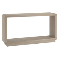 Hudson&Canal Lonni 55" Rectangular Console Table - Alder White-A modern take on a retro look for your living room, den, and more