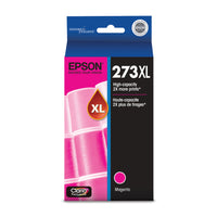 Epson T273 Ink Cartridge - High Capacity - Magenta-Save time and money with this high-yield (XL Series) cartridge compared to standard one