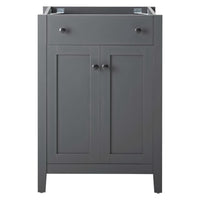 Modway Nantucket 24" Bathroom Vanity Cabinet - Grey-Modern Bathroom Vanity
