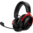 HP HyperX Cloud III Wireless Gaming Headset - Black/Red-Upgraded, crystal-clear detachable microphone
