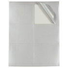 JAM Paper Mailing Address Labels, 3 1/3" x 4", Silver Metallic, 120 Pack (336731903)-For use with laser printers