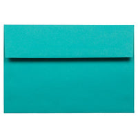 JAM Paper A8 Coloured Invitation Envelopes - 5.5 x 8.125 - Sea Blue Recycled - 50 Pack-These envelopes are perfect to use for sending invitations, greeting cards, RSVP's, thank you cards, gifts for birthdays, graduations, holidays and more