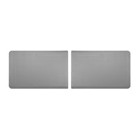 WeatherTech ComfortMat Connect Modular Anti-fatigue End Mats - Bordered - Grey - 2 Pack-Each End Piece is 3 feet long (0.91 m). Snap two together and you have a 6-foot (1.82 m) ComfortMat Connect!