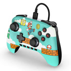 PowerA Advantage Wired Controller for Nintendo Switch 2 - Mario Time-Feature-Packed: additional features include embedded anti-friction rings for smooth thumbstick control and a 3.5 mm stereo audio jack to plug in your favorite headset