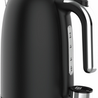 Salton NuRetro Digital 1.7 L Kettle - Midnight Black- Auto shut-off at 100°C/212°F and when no water is detected for added safety and peace of mind. 