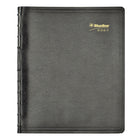 Blueline 2027 MiracleBind 12-Month Weekly Planner Appointment Book with Twin-Wire Binding - 10-3/4" x 8-1/8" - Black - Bilingual-Weekday appointment schedule from 7:00
a.m. to 8:45 p.m. in 15-minute intervals