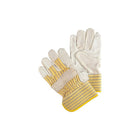 Zenith Safety Standard Quality Fitters Gloves, Large, Grain Cowhide Palm, 24 Pack-Cuff Material: Rubberized