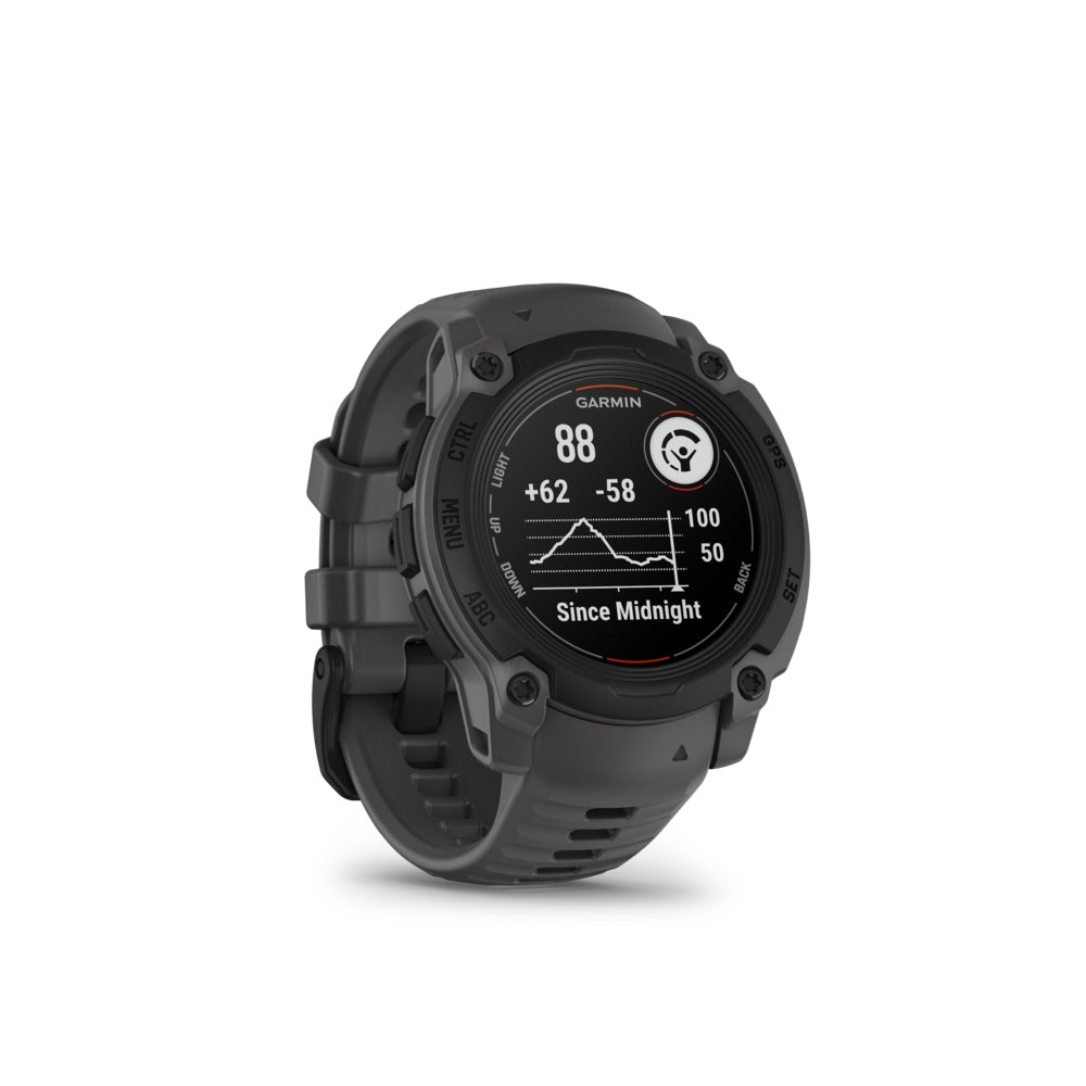 Garmin Instinct E Smartwatch - 40 mm - Black With Charcoal Band