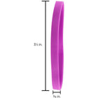 JAM Paper Durable Rubber Bands - Size 64 - Purple - 100 Pack-Size: 64 (3 1/2 x 1/4 inches) | Made from a combination of high quality natural rubber and elastic
