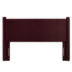 Modway Rael Performance Velvet Full Headboard - Mulberry-Assembly Required