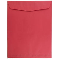 JAM Paper 10 x 13 Open End Catalog Envelopes with Gum Closure, Brite Hue Christmas Red Recycled, 50 Pack-Christmas Red Open End Catalog Envelopes