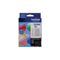Brother LC203 Innobella High-Yield Black Ink Cartridge-Black printer ink produces sharp, professional documents and photos