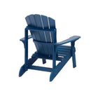 Backyard Lifestyles Adirondack Chair - Navy Blue-Constructed of UV Protected Polystyrene.