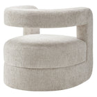 Modway Jaylin Upholstered Chenille Accent Chair - Dove Grey-Non-Marking Foot Pins