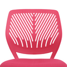 Homy Casa Teen Task Chair - Pink-Item dimensions: 15.7" x 17.7" x 29.5"-34.2" 