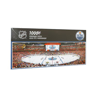 Masterpieces Puzzle Company Edmonton Oilers  - 1,000 Piece Panoramic Jigsaw Puzzle-Age: 14+