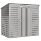 Outsunny 6' x 4' Outdoor Storage Shed-Seven support columns with crossbeams and foundation kit for enhanced stability
