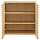 Modway Render Wall Mounted Bathroom Cabinet - Oak-8