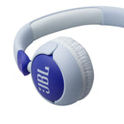 JBL Junior 320 Wired On-Ear Kids Headphones - Blue-6.89" L x 1.73" W x 6.89" H