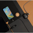 Native Union Belt USB-C to USB-C/Lightning 1.8m Cable - Cosmos Black-Patented Slide Lock technology to swiftly & safely switch between connectors. Reinforced braiding & ultra-strong aramid fibre core
