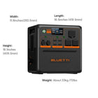 Bluetti Premium AC240P 2048Wh Portable Power Station and SP200L Solar Panel-More Compact & Powerful: High-density LiFePO4 battery cells with 3,000+ Life Cycles to 80% provide optimal performance and up to a leading 10 year lifespan. Lifting Power for high-wattage resistive loads like hair dryers, laptops, routers and cell phones, etc.