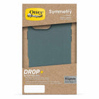 OtterBox Symmetry Cactus Leather iPhone 16 Pro Max - Sagebrush Green-Felt backing inside the case for an added touch of elegance