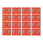 Pendaflex A-Z Dark Orange End Tab Filing Labels - P - 240 Pack-Compatible with DataFile L8701 series labels