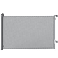 PawHut Retractable Dog Gate - Extends to 55" W-Retractable design extends to 55.1" (140 cm), fitting various doorways and saving space
