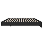 Nexera Platform Bed Frame - Queen Size - Black-Designed and made in Canada with CARB II/FSC Certified particle board and MDF materials.  Ships in 24-48H from order date. Assembly required