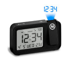 Marathon Watch Projection Clock with Large Display and Backlight - Black-Projection: the 180 deg swivel projector projects the time on your wall or ceiling. Option to rotate projection orientation. Projects time in a soft blue and is clear to read and easy on the eyes at night.