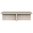 Hudson&Canal Elna 54"W Rectangular Coffee Table - Alder White-Table is made of high-quality and durable MDF materials