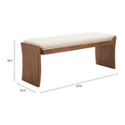 Zuo Lafa Bench - Beige-8