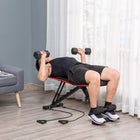 Soozier Adjustable Workout Bench-Reinforced steel structure capable of supporting a weight of 660 lb (300 kg)