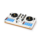 Hercules DJControl Mix Ultra Mobile DJ Controller for Smartphones-Battery-powered freedom: equipped with a long-lasting, built-in battery that provides up to 10 hours of uninterrupted mixing. mix without the need for power cables