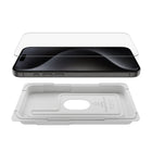 Belkin iPhone 16 Pro Max TemperedGlass Screen Protector-View with clarity — anti-fingerprint coating is built in. Engineered with fingerprint and oil resistance, you’ll have a screen that’s feeling clean and looking clear