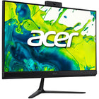 Acer Aspire 27" All-in-One PC - AMD Ryzen 7 5825U - 16 GB RAM - 512 GB SSD - Win 11-Experience unparalleled convenience with front I/O access on your All-in-One (AIO) system. Swiftly connect peripherals, charge devices, and access audio inputs without reaching behind your desktop. Simplify your workspace and enhance accessibility