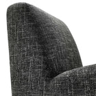 Modway Amita Chenille Upholstered Accent Chair - Carbon Black-8