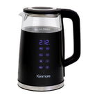 Kenmore Double-Walled Glass Electric Kettle - 1.7 L - Black-1.7L (1.8 qt) capacity
