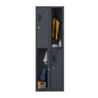 Ceha NH Series 2-Tier Locker with Front Hole Vents - Bank of 2 - Graphite Grey-Flexible storage solutions to fit your space